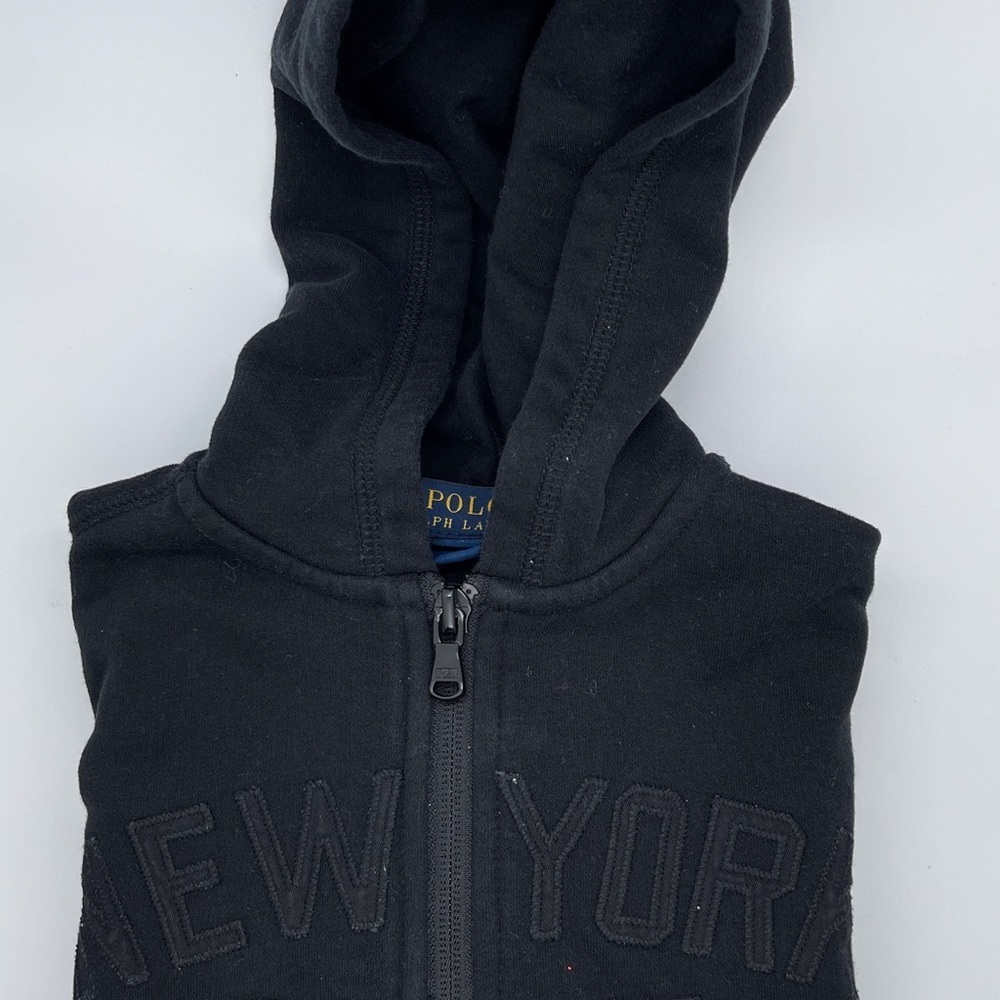Boy's Ralph Lauren Full Zip Sweatshirt with Hood Size 5 - Picture 4 of 7